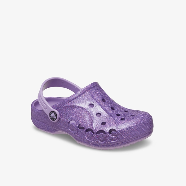 Crocs Baya Clog kinder klompen paars glitter 1