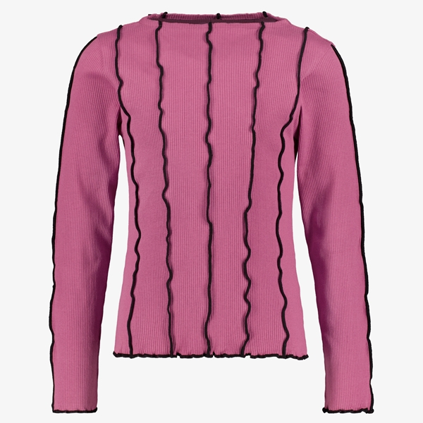 MyWay meisjes longsleeve sjhirt roze zwart 1