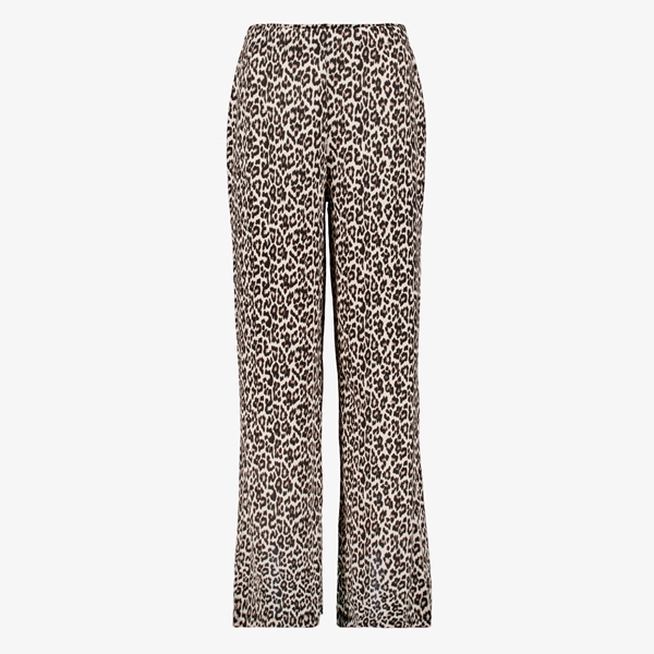 TwoDay dames wide leg pantalon met panterprint 1