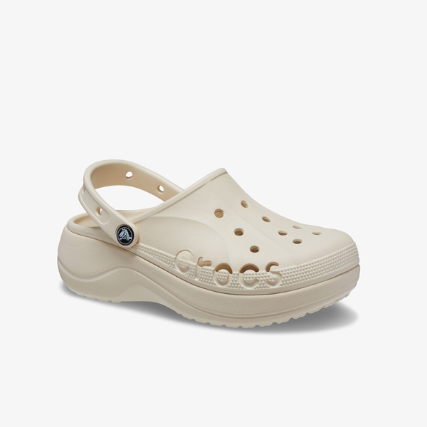 Crocs Baya Platform Clog dames klompen beige 1