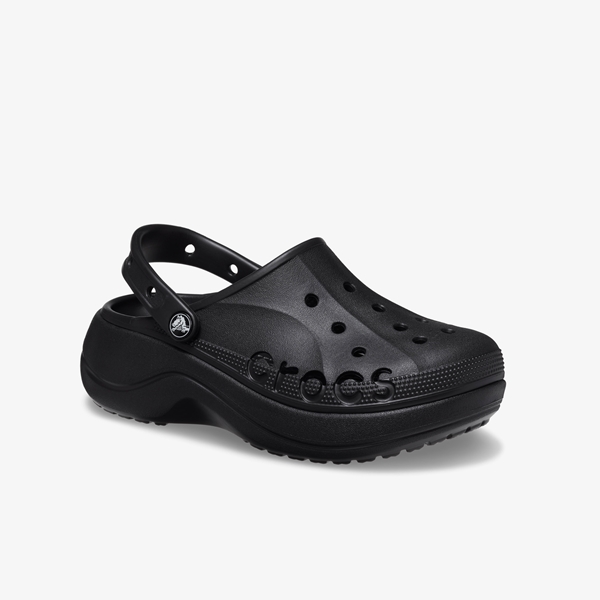 Crocs Baya Platform Clog dames klompen zwart 1