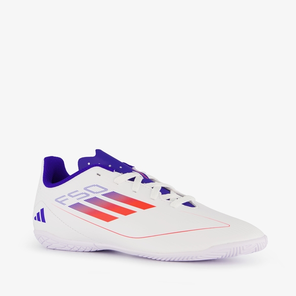 Adidas Predator IC kinder zaalschoenen wit blauw 1