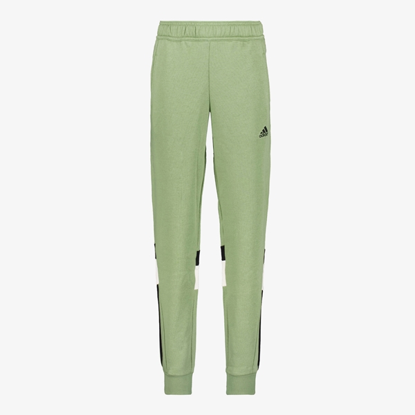 Adidas J 3S Tib PT kinder joggingbroek groen 1