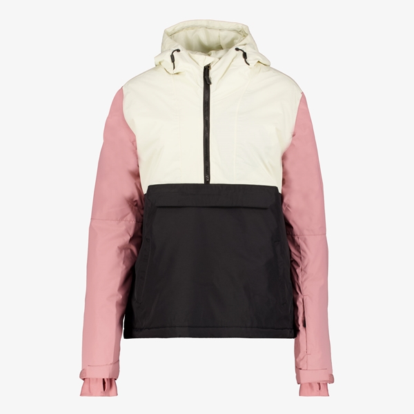 Mountain Peak dames anorak ski-jas roze beige 1