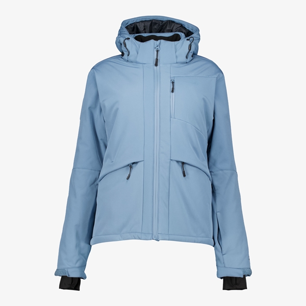 Mountain Peak dames softshell ski-jas blauw 1