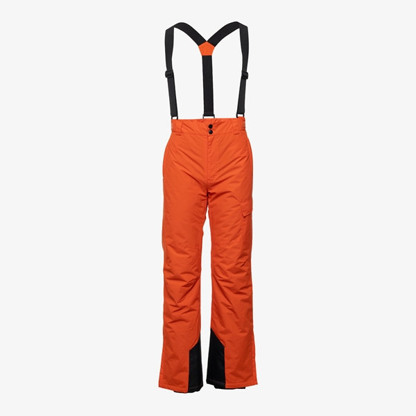 Mountain Peak heren skibroek met bretels oranje 1