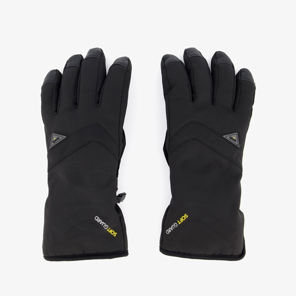 Kjelvik heren softshell skihandschoenen zwart 1