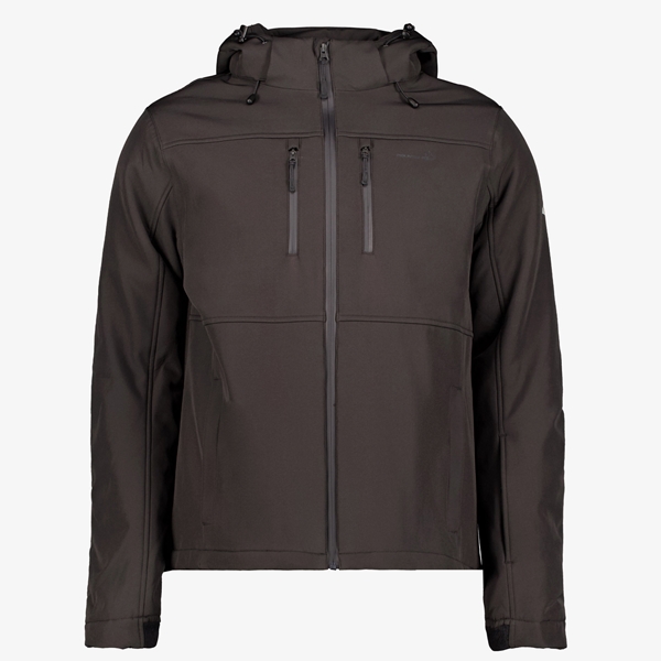 Mountain Peak gevoerde heren softshell jas grijs 1