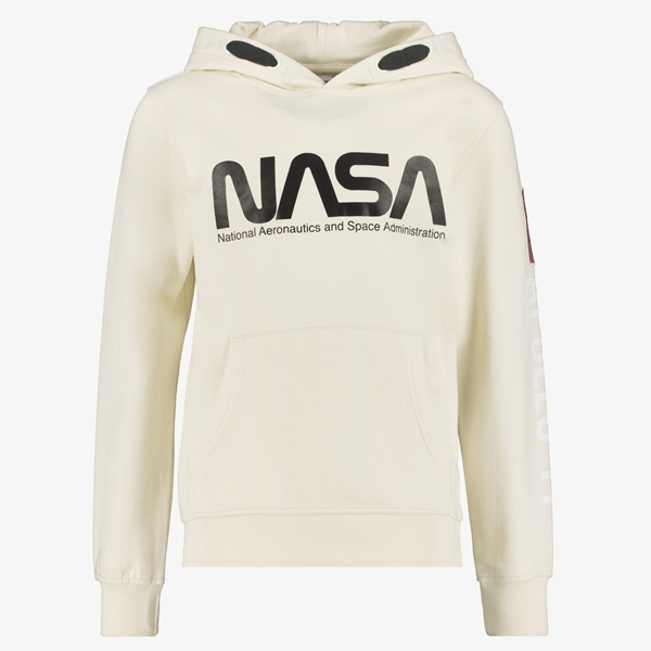 Unsigned jongens hoodie beige NASA 1