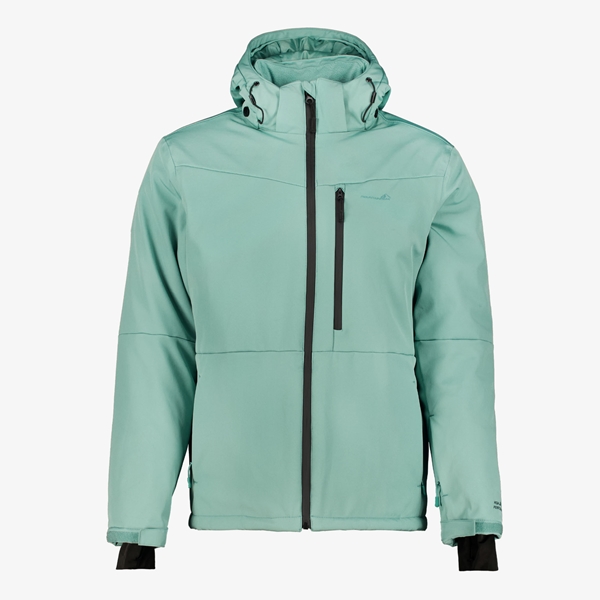 Mountain Peak heren softshell ski-jas lichtblauw 1