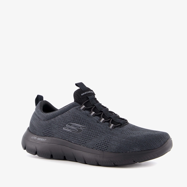 Skechers Summits heren sneakers zwart 1