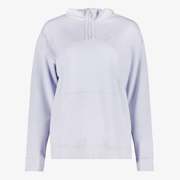 Puma Essentials Logo dames hoodie lichtpaars 1