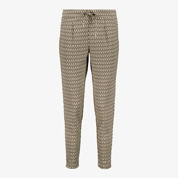 TwoDay dames broek met print beige 1