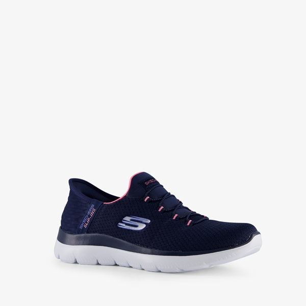 Skechers Slip-ins: Summits dames sneakers blauw 1