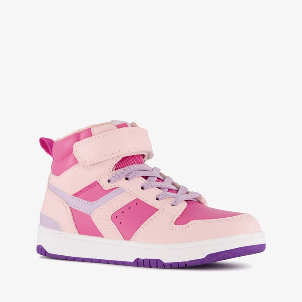 Blue Box hoge meisjes sneakers roze paars 1