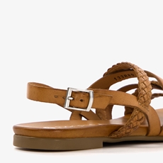 Sandalen gevlochten fashion leer