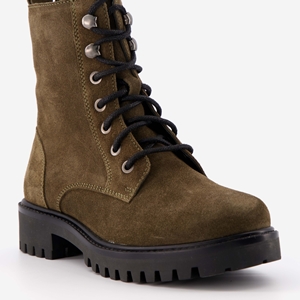 Hush Puppies suede meisjes veterboots main product image