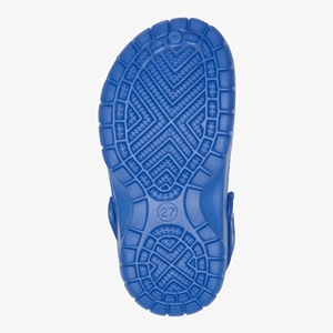 Blauwe kinder klompen met auto main product image