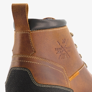 Van Beers leren heren veterboots