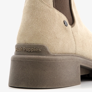 Hush Puppies leren dames boots beige