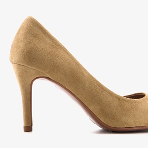 Blue Box dames pumps beige/taupe met puntneus