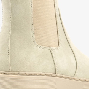 Supercracks lage chelsea boots beige