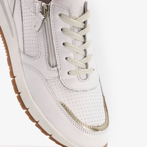 Hush Puppies leren dames sneakers met metallic main product image