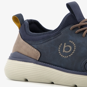 Bugatti heren sneakers blauw met beige