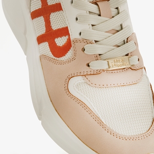 Hush Puppies dames sneakers beige roze main product image