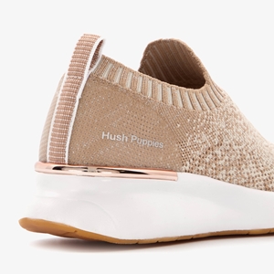 Hush Puppies dames sok sneakers beige