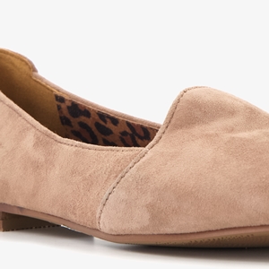 Hush Puppies leren dames instappers taupe main product image