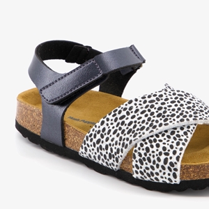 Hush Puppies meisjes bio sandalen zwart stippen