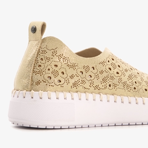 Hush Puppies dames instappers goud