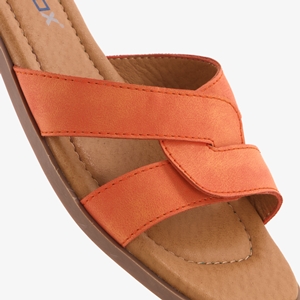 Blue Box dames slippers oranje