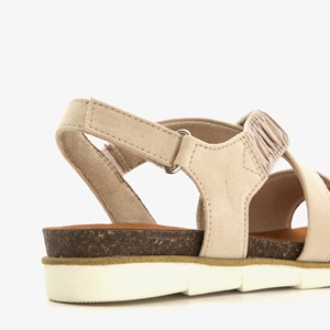 Nova dames sandalen beige