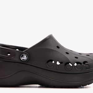 Crocs Baya Platform dames clogs zwart