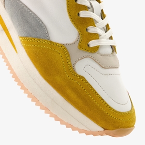 Harper leren dames sneakers geel main product image