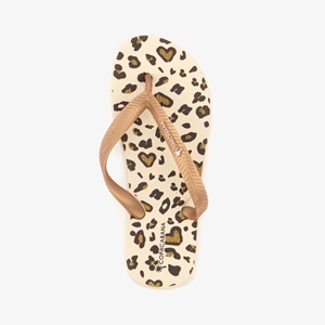 Copacabana vegan kinder slippers met panterprint main product image