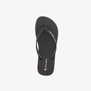 Copacabana vegan dames teenslippers zwart