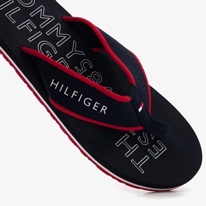 Tommy Hilfiger heren teenslippers zwart/rood