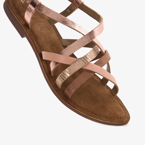 TwoDay dames sandalen roze/goud