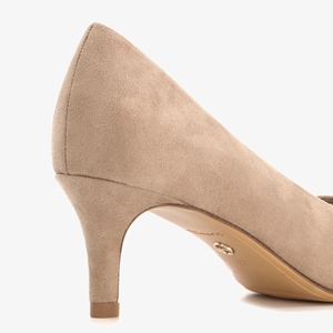 Tamaris dames pumps beige met puntneus