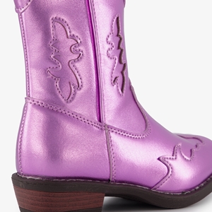 Blue Box meisjes western boots paars metallic main product image