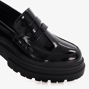 Nova lak dames loafers zwart main product image