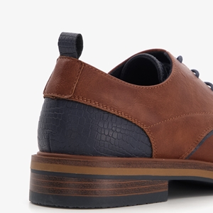 Emilio Salvatini heren veterschoenen cognac bruin main product image