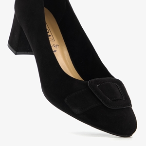 Nova dames pumps met gesp zwart