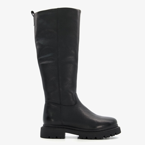 Harper hoge leren dames boots zwart main product image