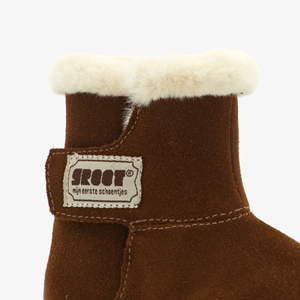 Groot leren babyschoenen bruin main product image