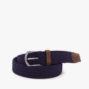 Scapino Gevlochten heren riem donkerblauw