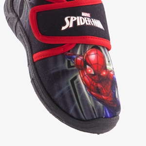 Spiderman kinder pantoffels zwart/rood